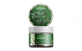 Wingreens Farms Basil Leaves With Green Tea   Plastic Jar  60 grams